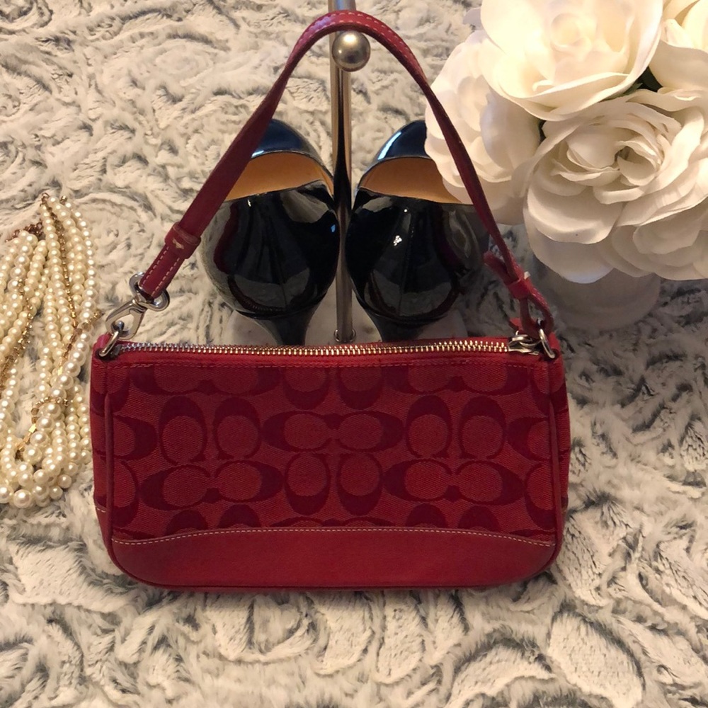 Red Coach Handbag